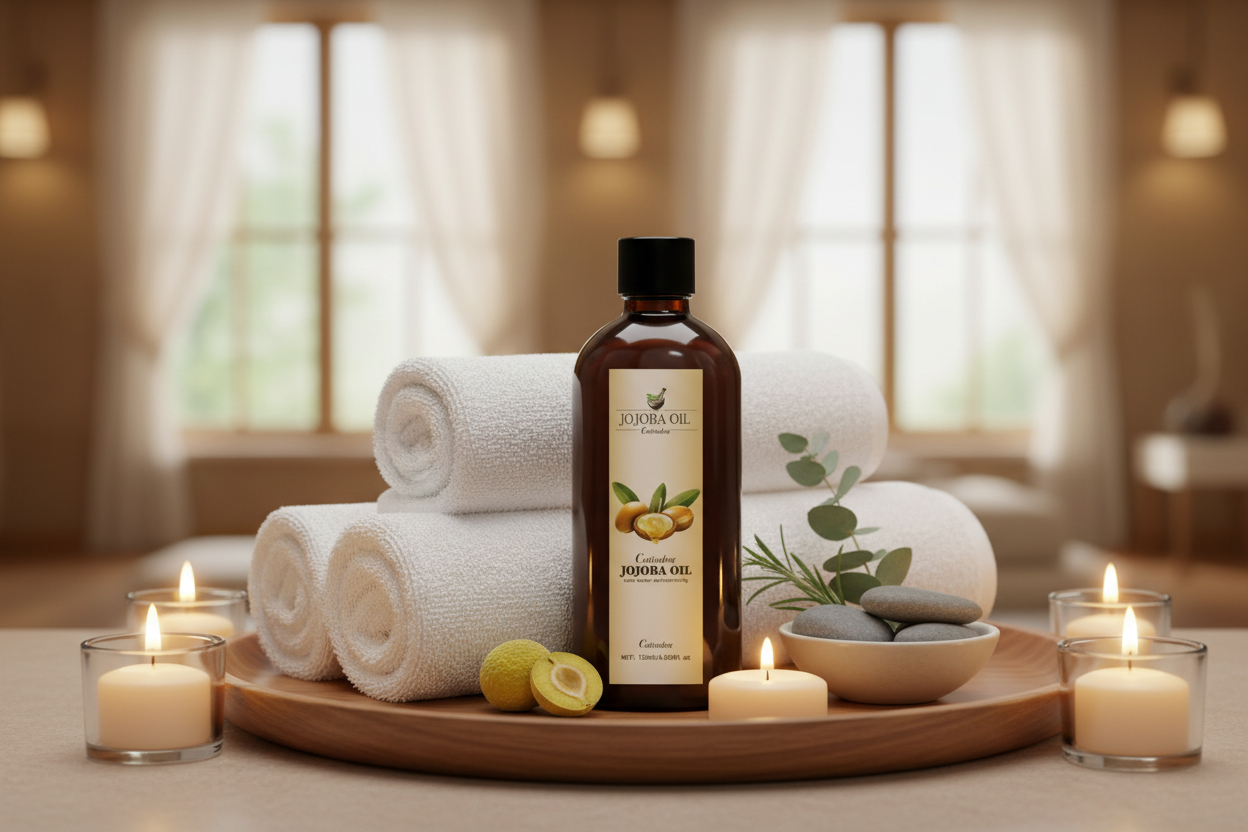 Huile de jojoba ambiance spa